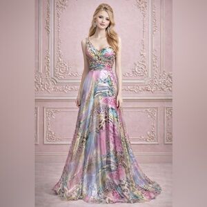 Camille La Vie Watercolor Prom Dress 🌸💕